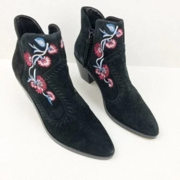 REBECCA MINKOFF Lulu Flower Embroidery Ankle Boot  - Picture 2 of 6
